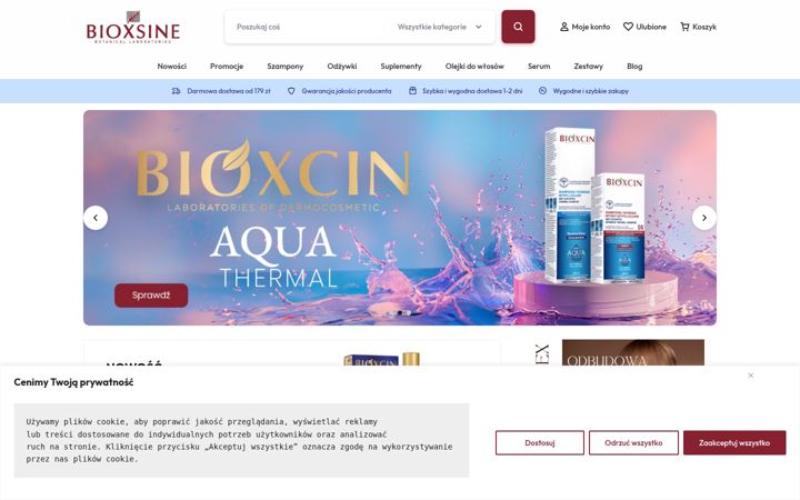 Képernyőkép: bioxsinepolska.pl