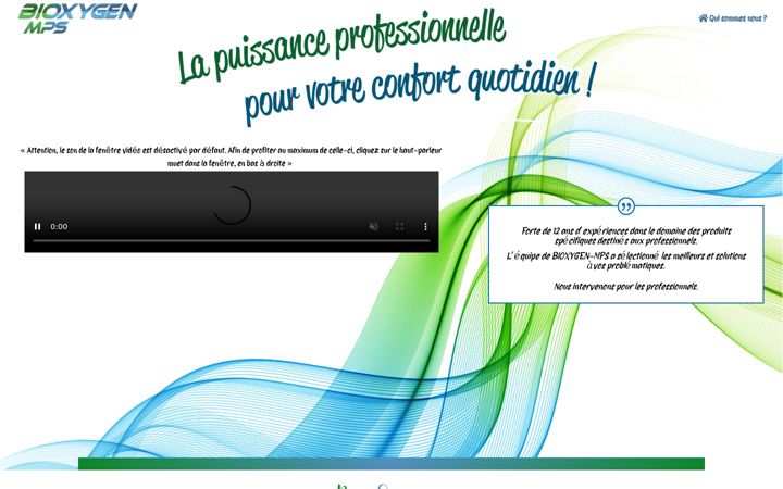 Screenshot of bioxygen-mps.fr