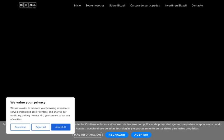 Ekrano kopija biozellventures.com
