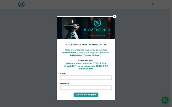 Screenshot of biozentrica.com