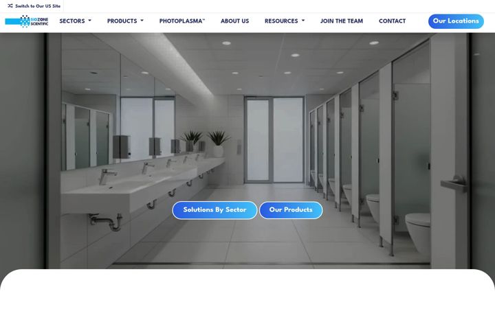 Screenshot of biozonescientific.com
