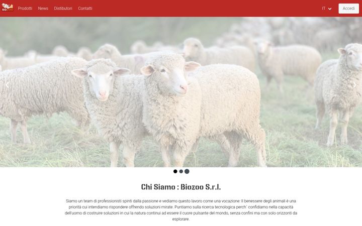 Screenshot of biozoo.it