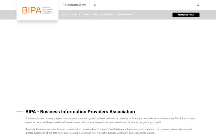 Screenshot of bipa.uk.com