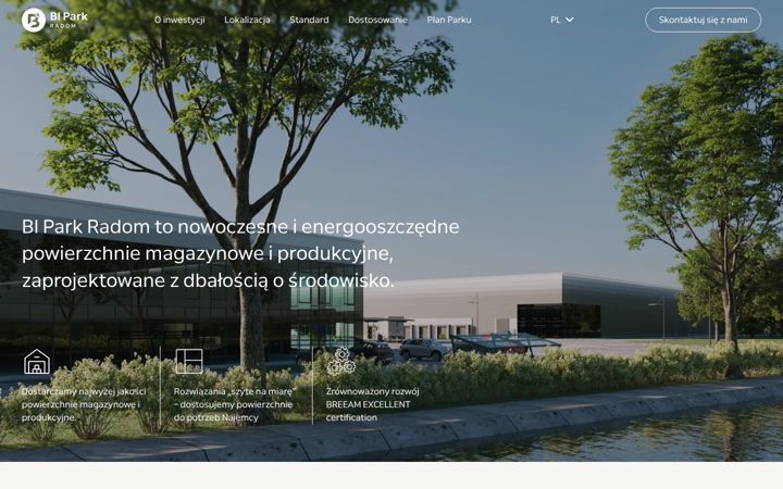 Screenshot of biparkradom.pl