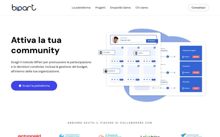 Screenshot of bipart.org