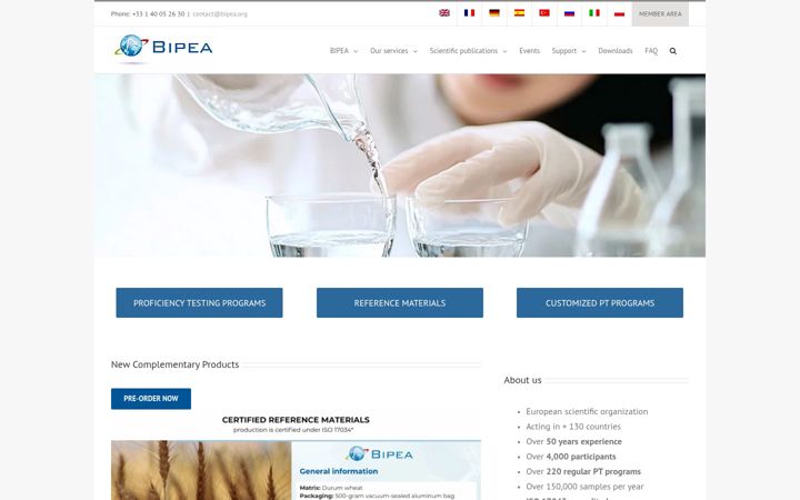 Screenshot of bipea.org