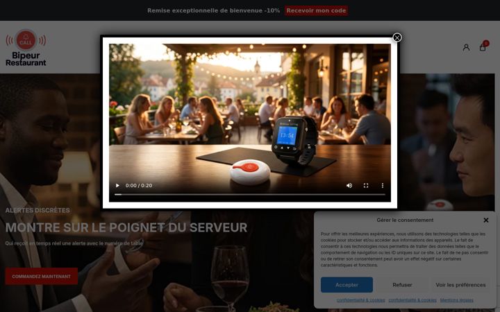 Екранна снимка на bipeur-restaurant.com
