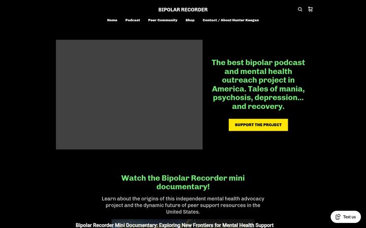 Zrzut ekranu bipolarrecorder.com