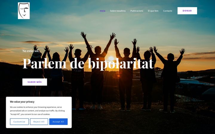Kuvakaappaus sivustosta bipolars.org