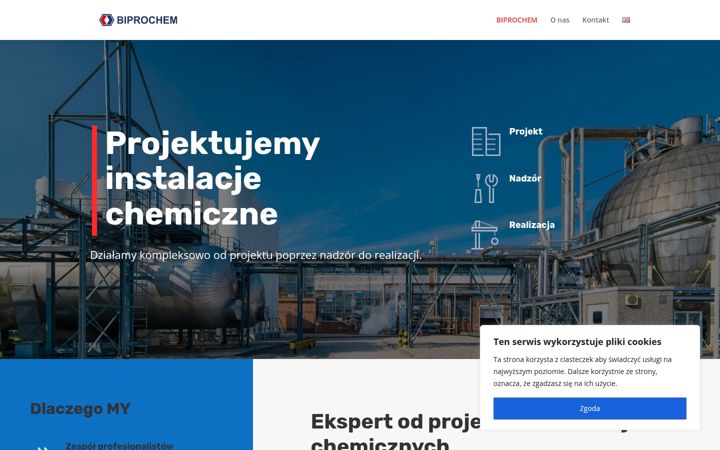 Kuvakaappaus sivustosta biprochem.com