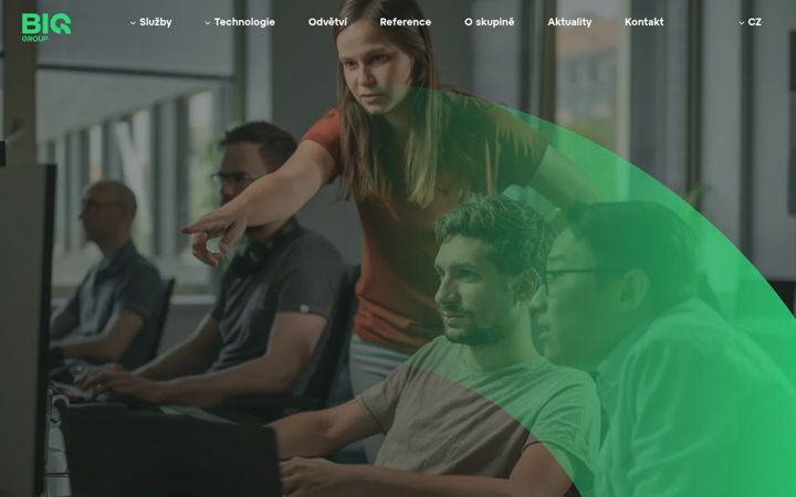Screenshot of biq.group