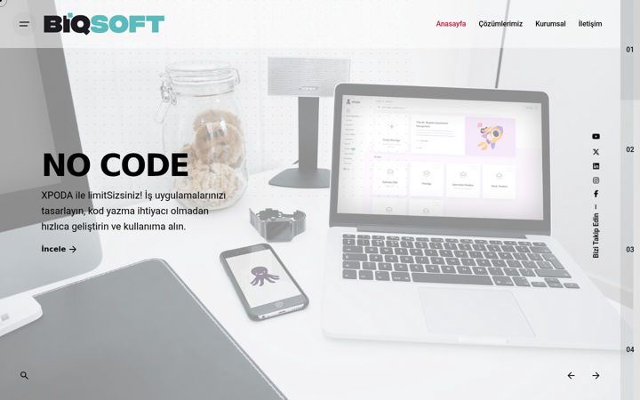 Snimka zaslona za biqsoft.com