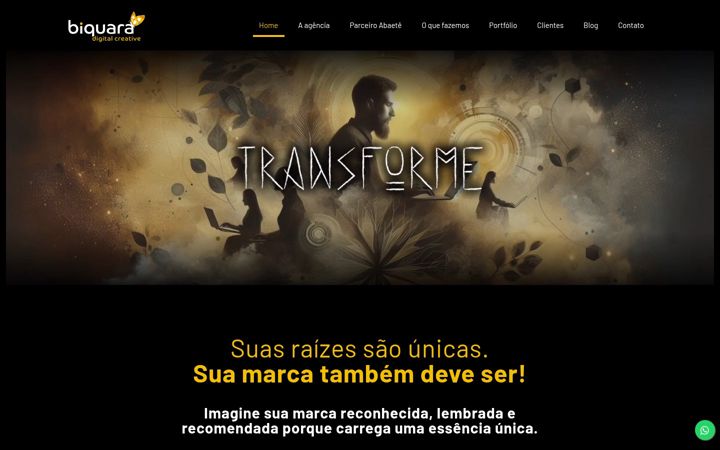 Screenshot ta' biquara.com.br
