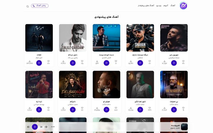 Screenshot of bir-music.com