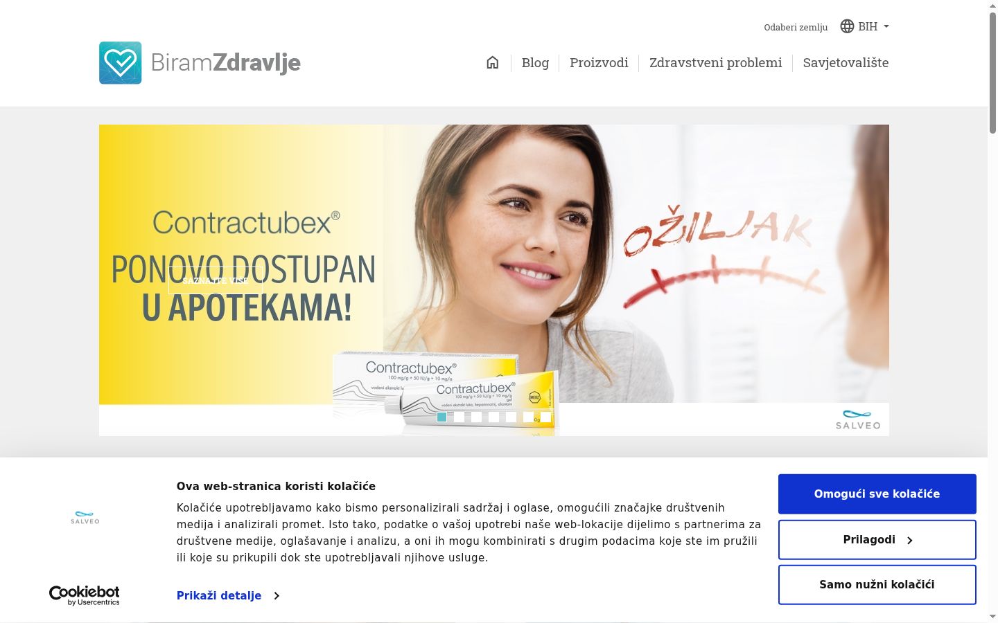 Zrzut ekranu banera zgody wyświetlanego przed jakąkolwiek interakcją