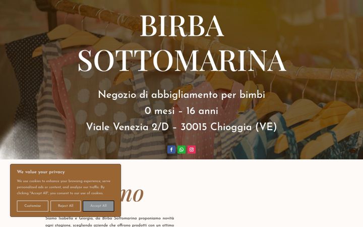 Screenshot of birbasottomarina.it