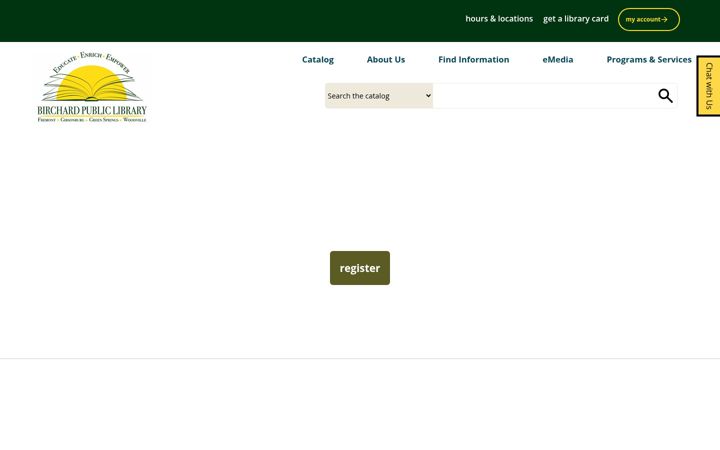 Screenshot of birchard.org