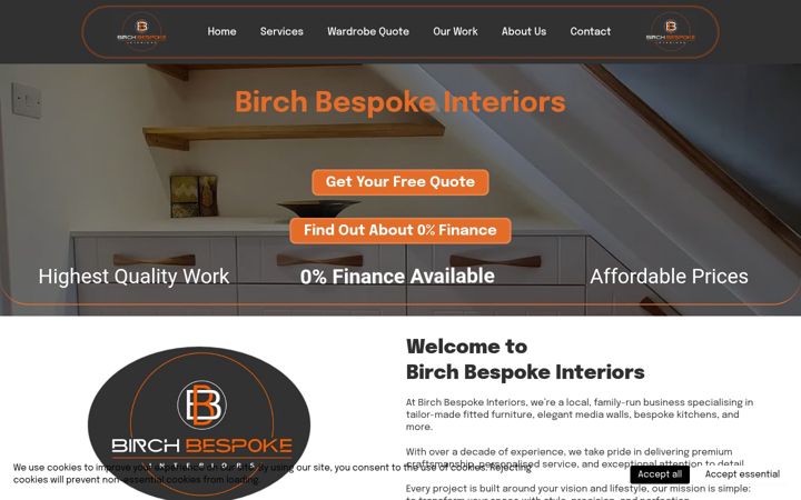 Screenshot von birchbuilding.co.uk