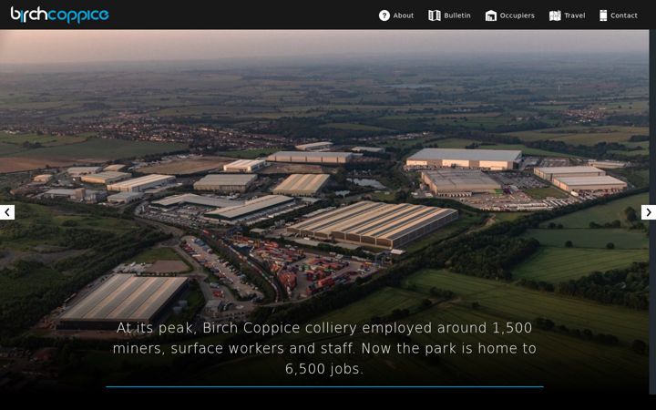 Screenshot von birchcoppice.co.uk
