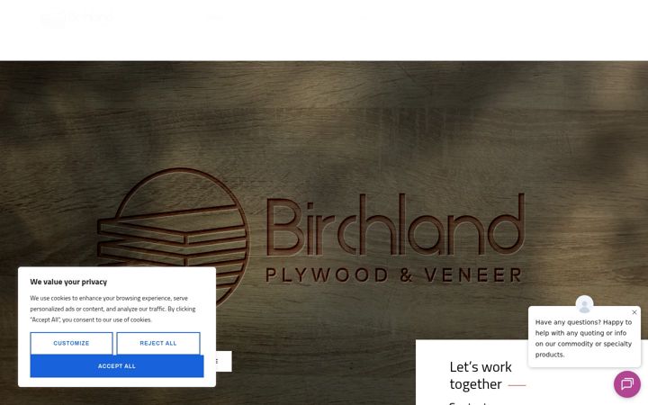 Képernyőkép: birchlandplywood.com