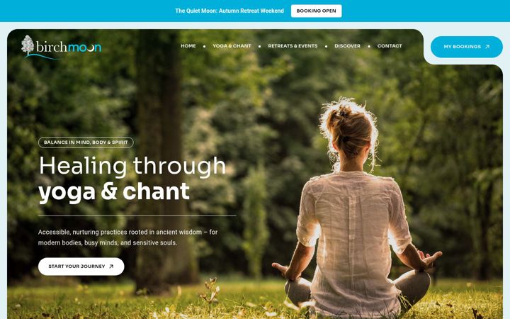 Screenshot of birchmoon.co.uk