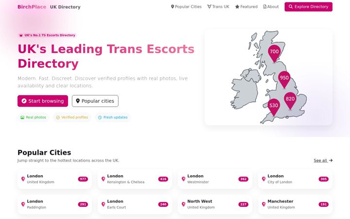 Screenshot of birchplace.com