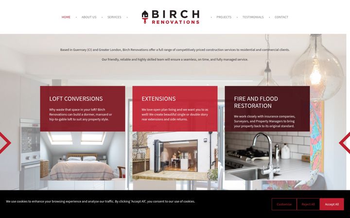 Screenshot of birchrenovations.com