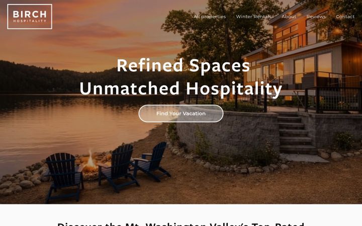Screenshot of birchrentals.com