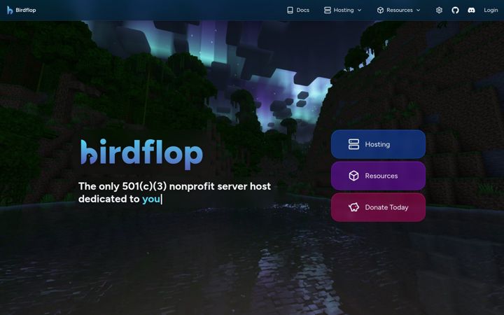 Screenshot of birdflop.com