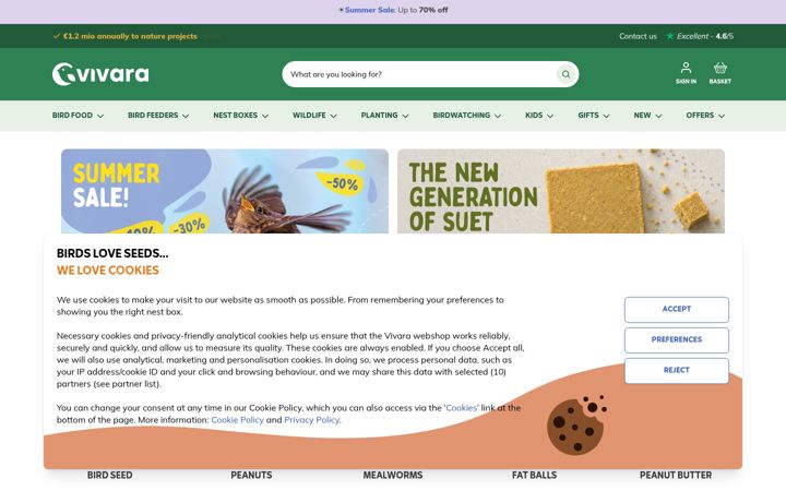 Screenshot of birdfood.ie