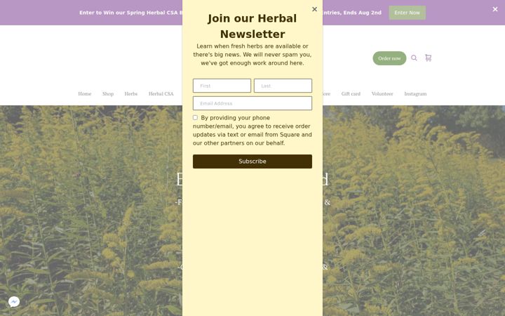 Screenshot of birdforkfarm.square.site