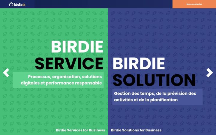 Skjermbilde av birdie-sb.com