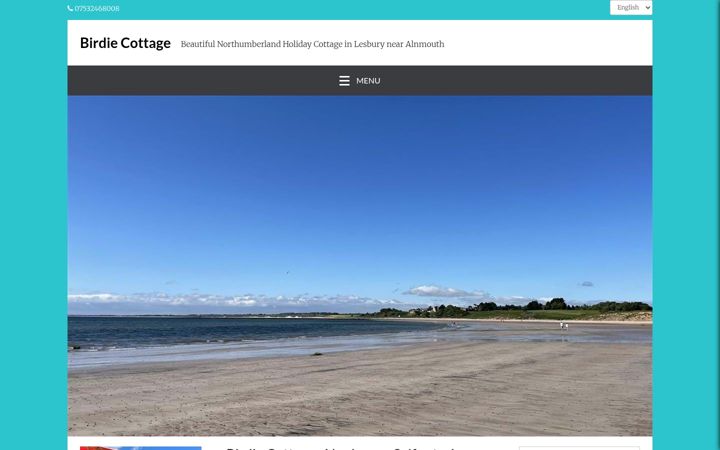 Screenshot of birdiecottage.co.uk