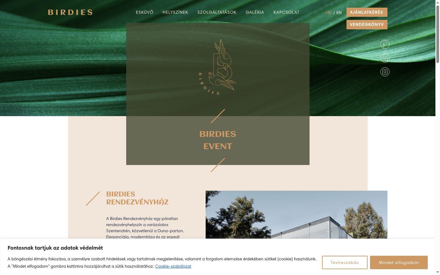 Screenshot des Einwilligungsbanners vor jeglicher Interaktion