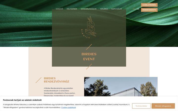 Screenshot von birdiesevent.com