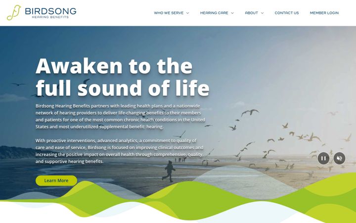 Skærmbillede af birdsonghearing.com