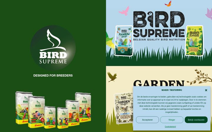 Screenshot του birdsupreme.com