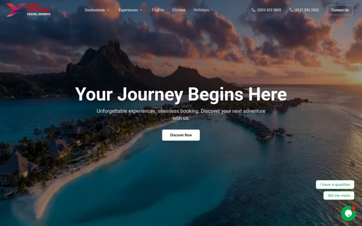 Screenshot of birdvoyage.co.uk
