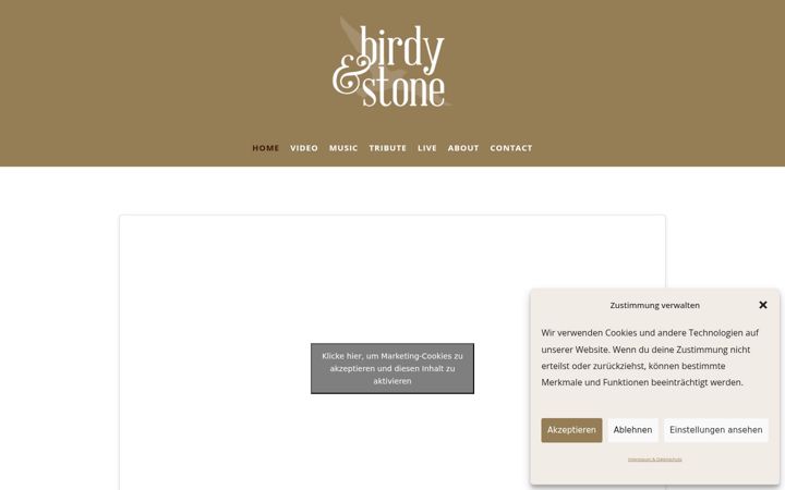 Screenshot of birdyandstone.com