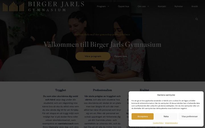 Ekrānuzņēmums no birgerjarls.se