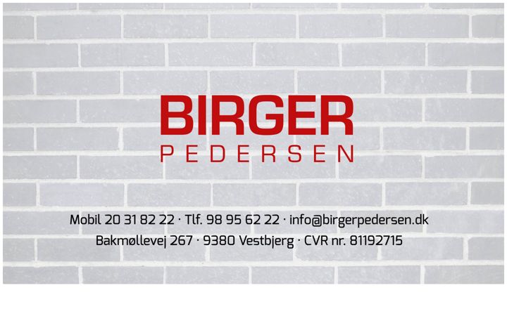 Screenshot of birgerpedersen.dk