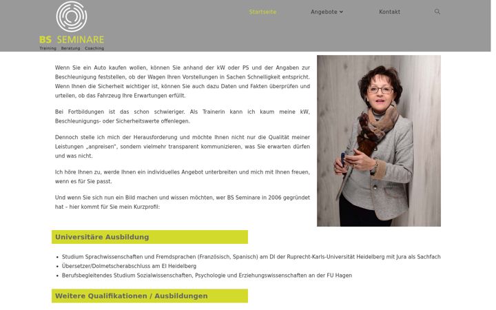 Screenshot of birgit-schweidler.de