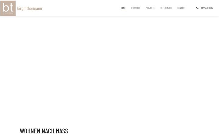 Screenshot of birgit-thormann.de