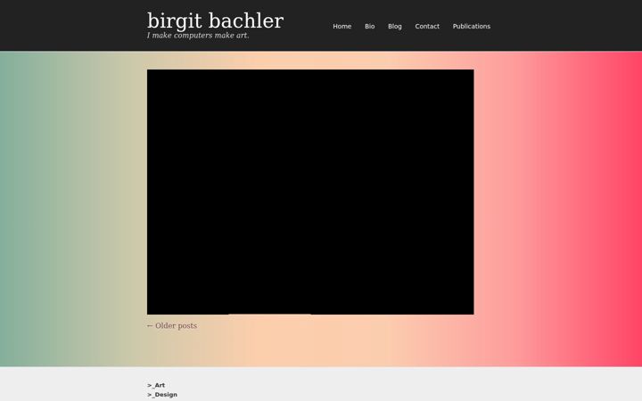 Skjermbilde av birgitbachler.com