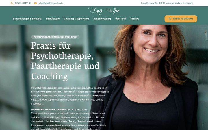 Screenshot of birgithaeussler.de