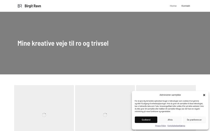 Screenshot of birgitravn.dk