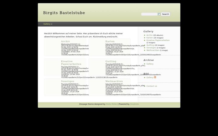 Screenshot of birgits-bastelstube.net