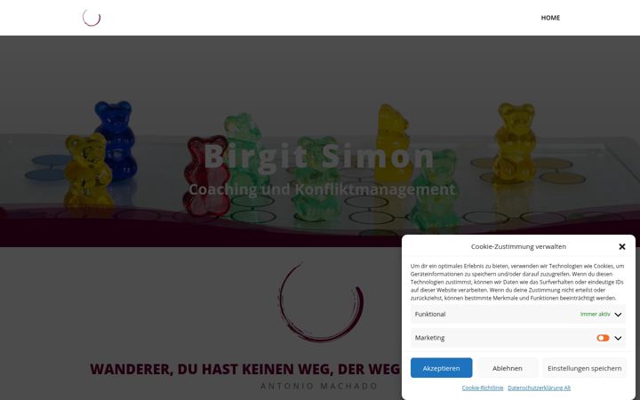 Screenshot of birgitsimon.de