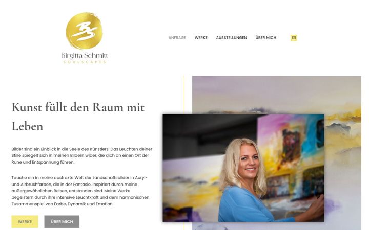 Screenshot of birgitta-schmitt-art.com
