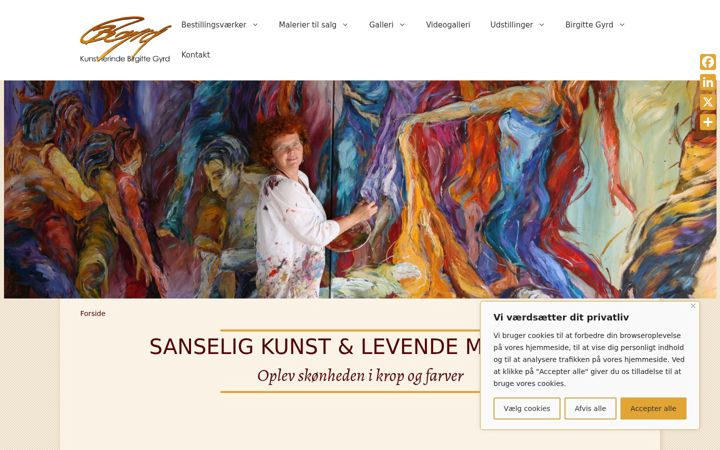 Screenshot of birgittegyrd.com